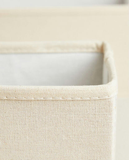 FOLDABLE COTTON STORAGE BOX