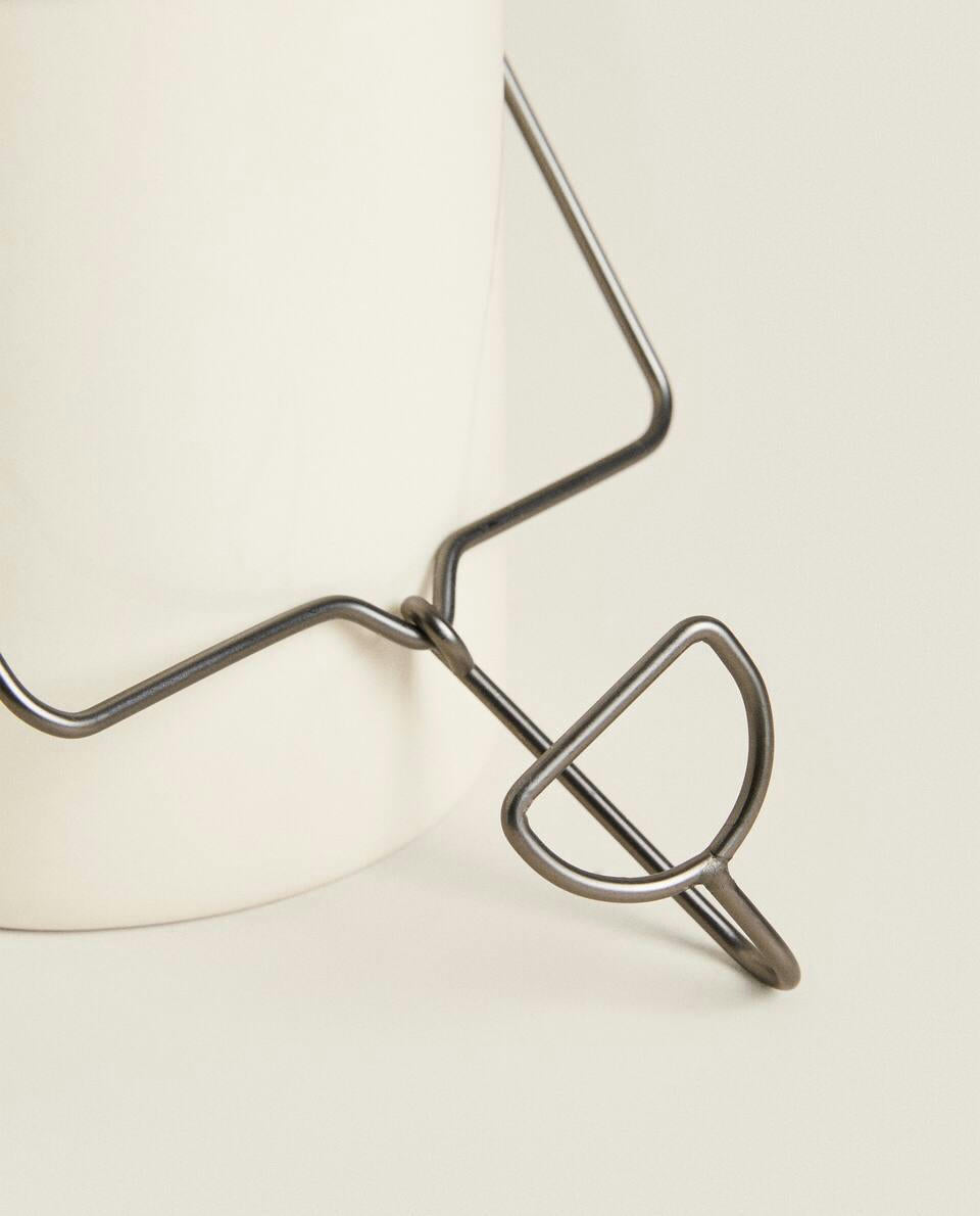 STONEWARE CYLINDRICAL JAR