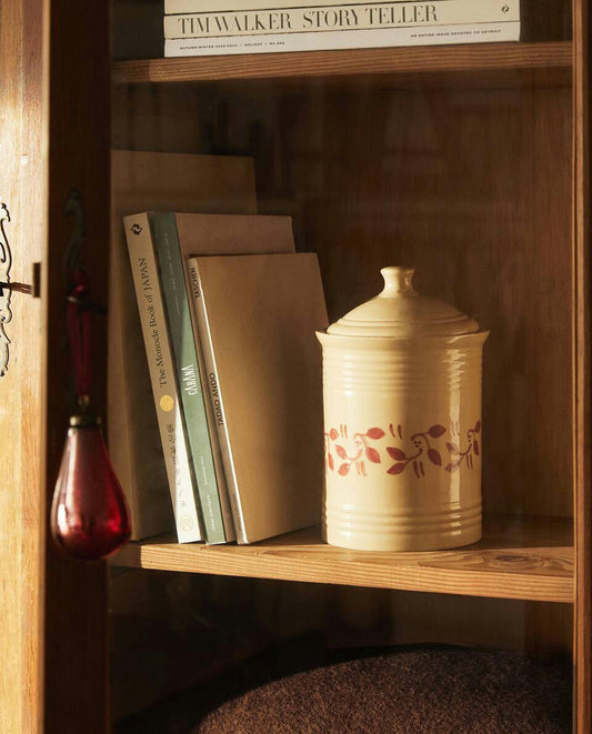 BEMALTES KERAMIK-WEIHNACHTSGLAS 