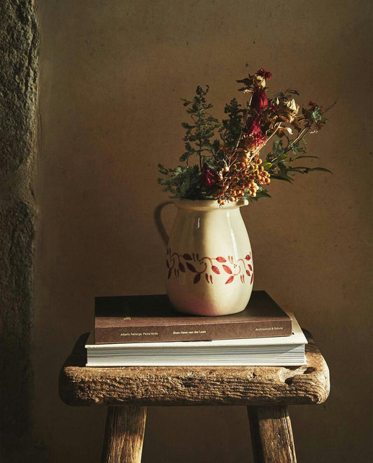 BEMALTER KERAMIK-WEIHNACHTSKRUG 