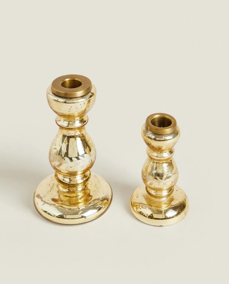 GEOMETRISCHER GLASKERZENSTÄNDER 