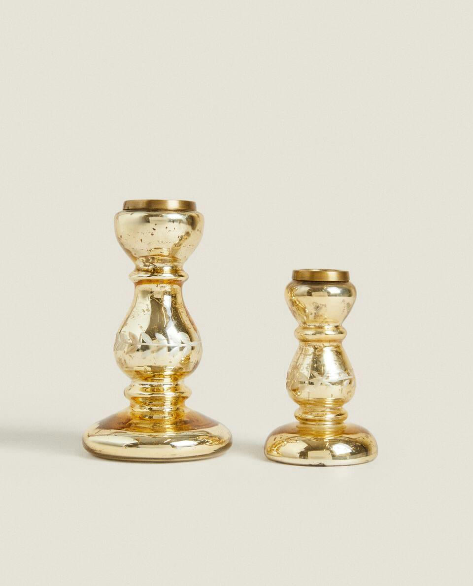 GEOMETRISCHER GLASKERZENSTÄNDER 