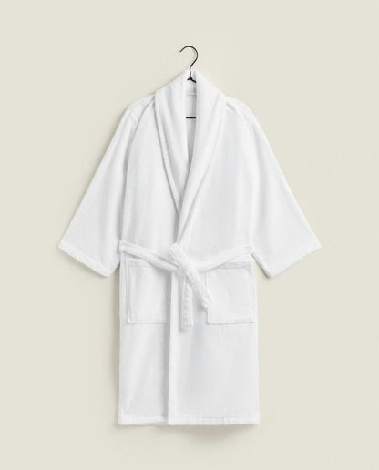 EXTRA SOFT BATHROBE WITH SHAWL COLLAR