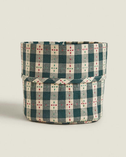 Weihnachtsscheck-Brotkorb 