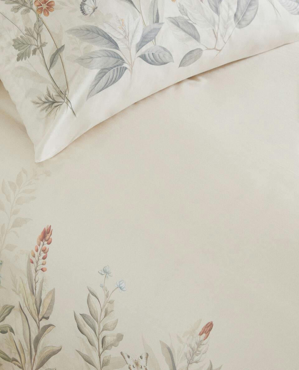 FLORAL PRINT DUVET COVER