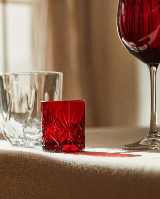 Weihnachts-Kristallglas mit Gravur 