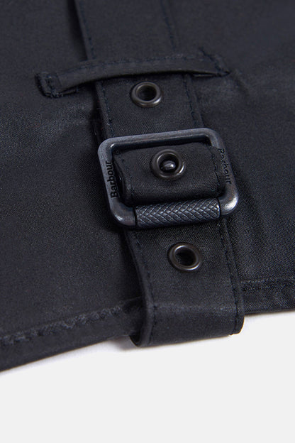 Wax dog coat - BLACK