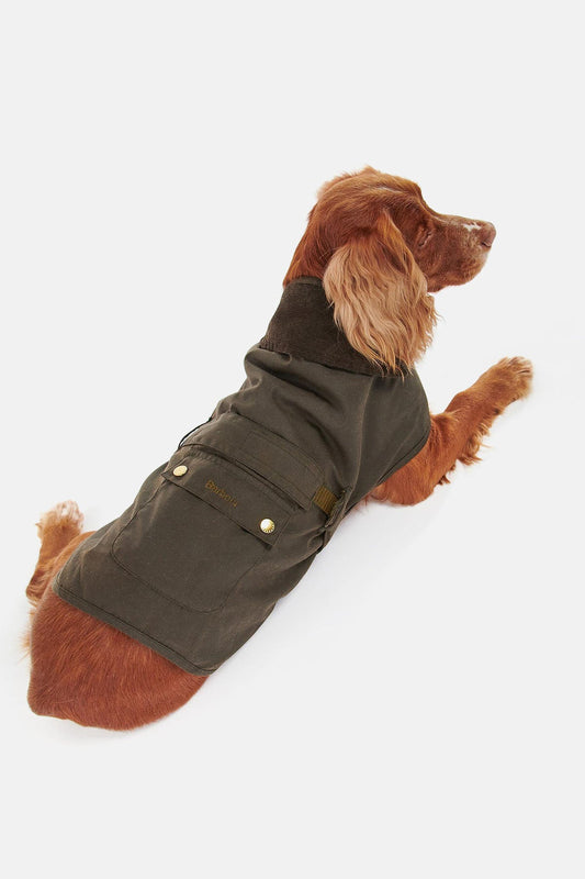 2 in 1 Wax Dog Coat - OLIVE