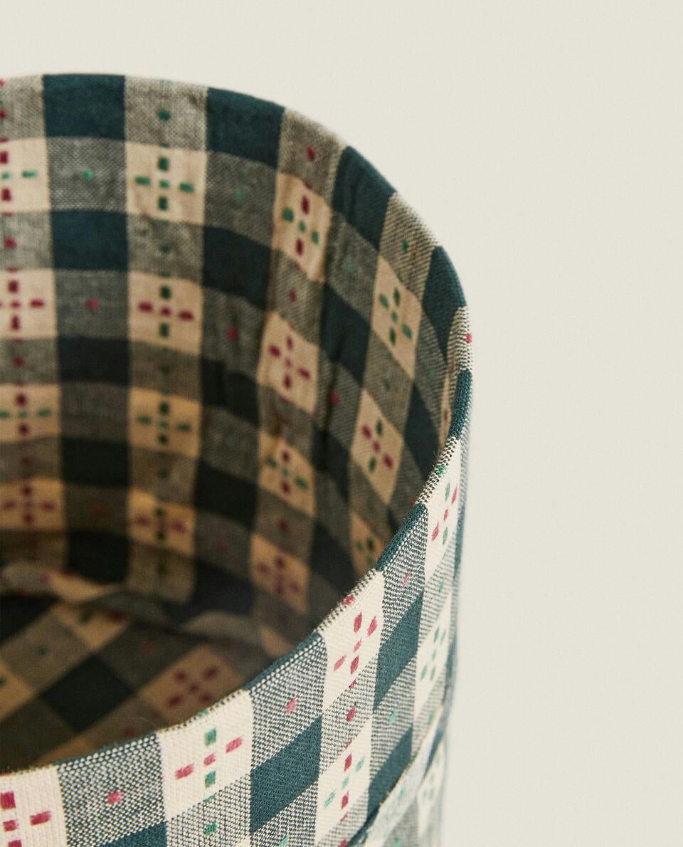 Weihnachtsscheck-Brotkorb 