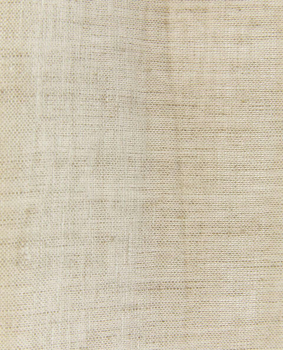 GEWÄSCHETER LEINWANDVORHANG 