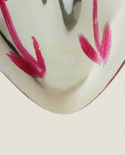 GLASS HEART CHRISTMAS DECORATION