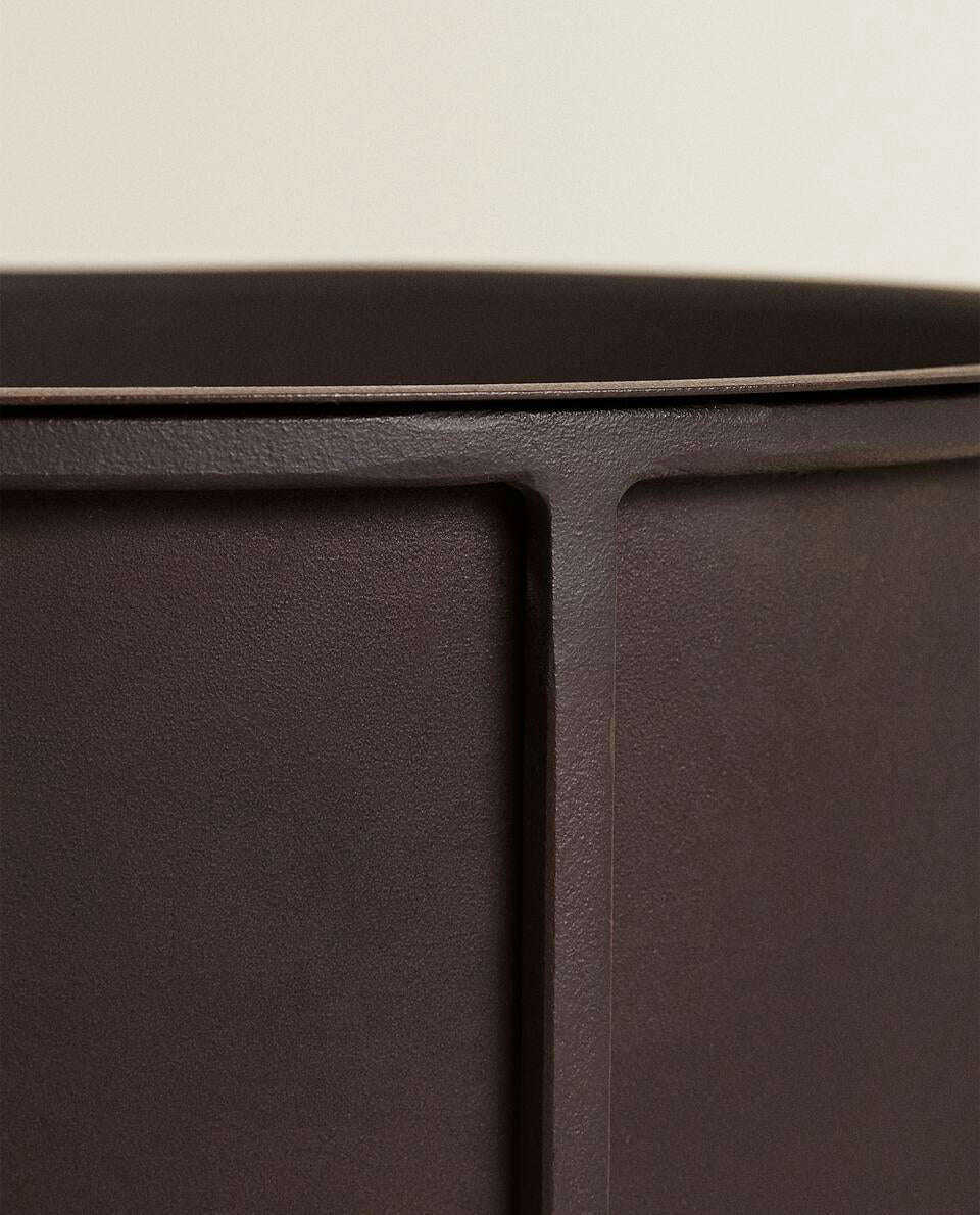 METALLISCHER BLUMENTOPF 