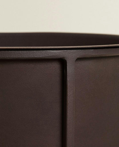 METALLISCHER BLUMENTOPF 