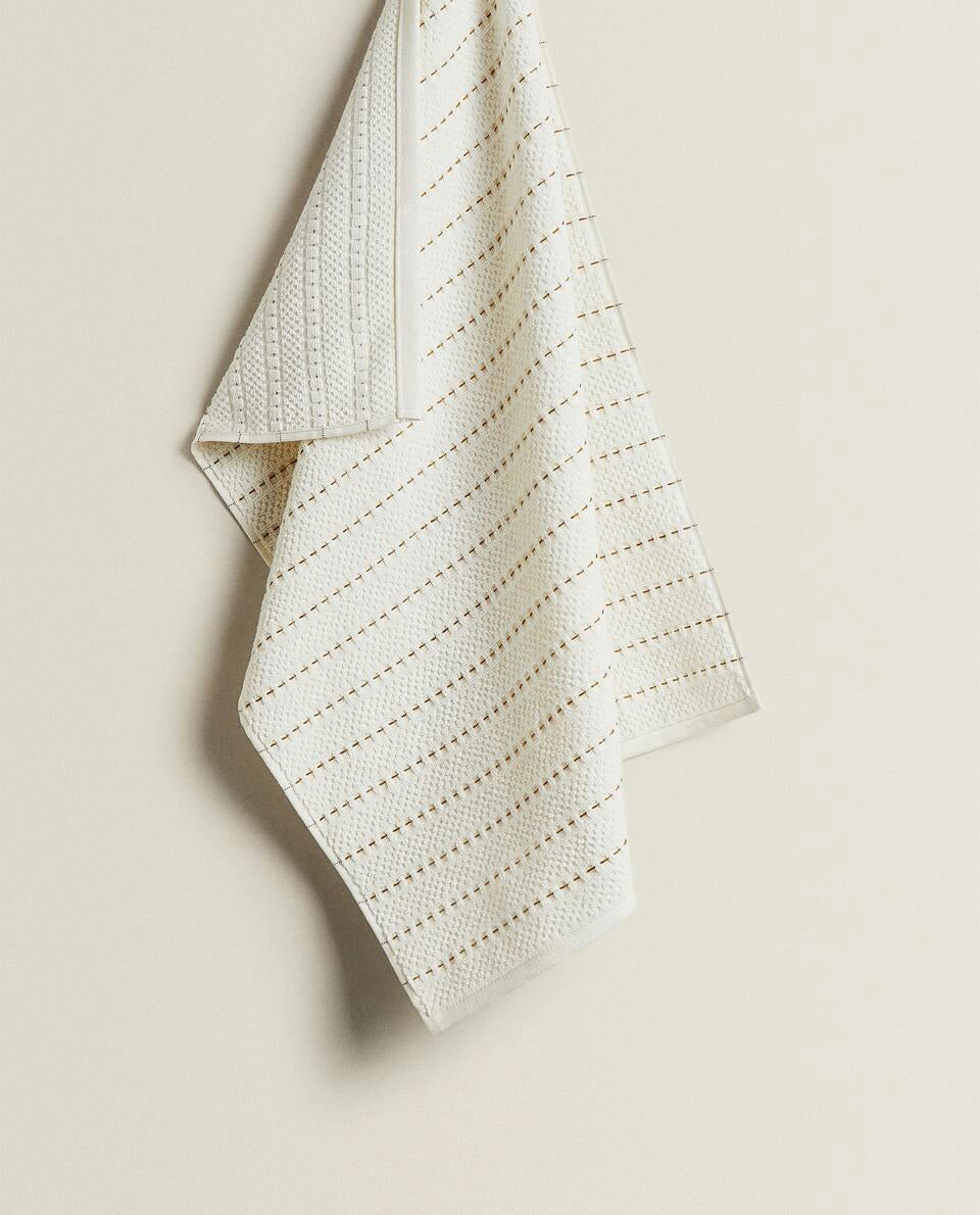 COTTON TERRYCLOTH TEA TOWEL