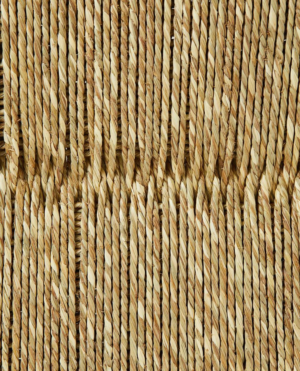 Bank aus Esche und Seegras 