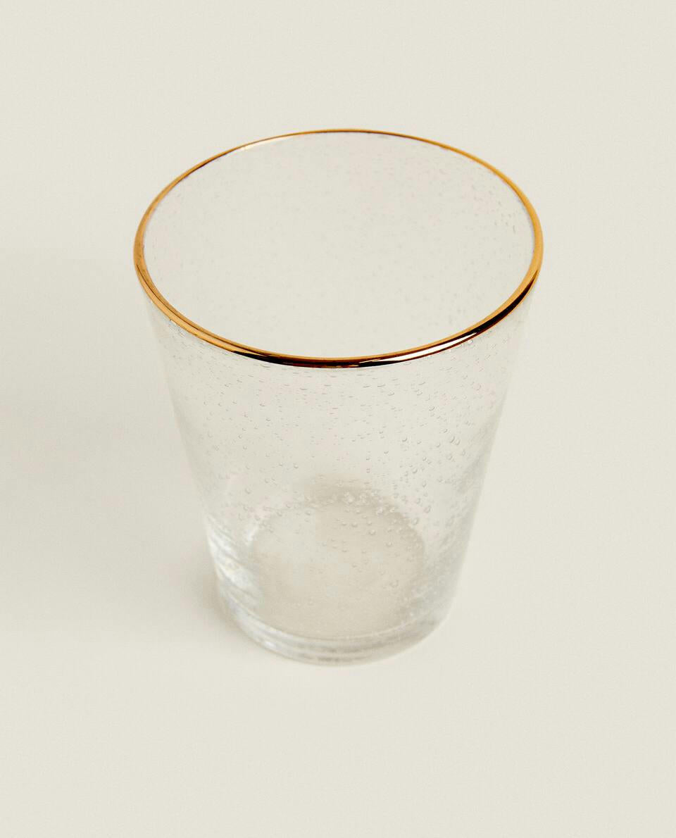 CHRISTMAS TUMBLER WITH BUBBLE RIM