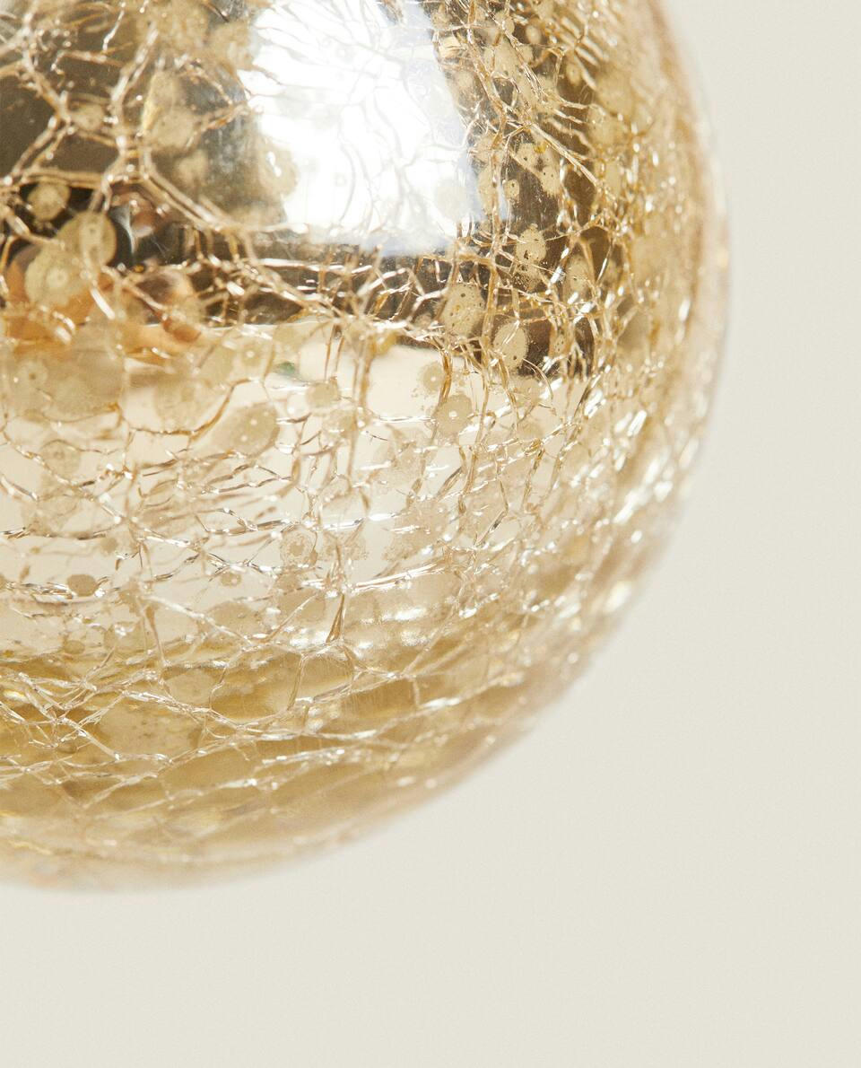 MERCURISED GLASS CHRISTMAS DECORATION