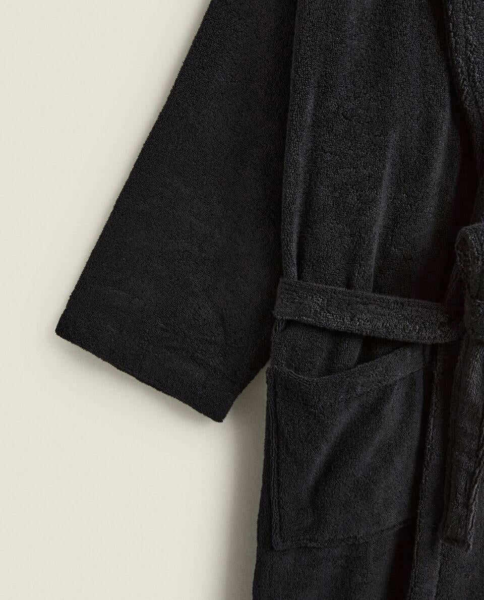 EXTRA SOFT BATHROBE WITH SHAWL COLLAR
