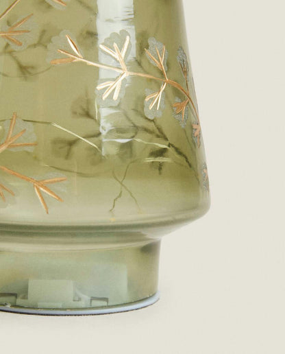 Weihnachtsbaumdekoration aus Glas mit LED-Beleuchtung 