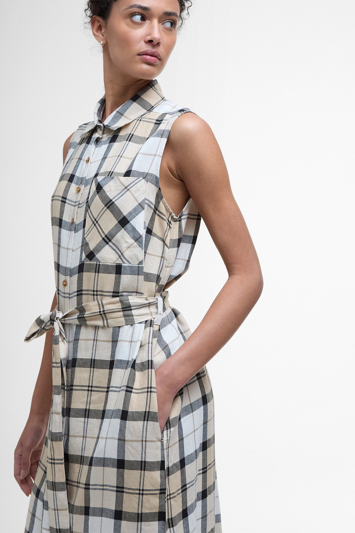 Agnes Midi Dress - SAFARI DRESS TARTAN