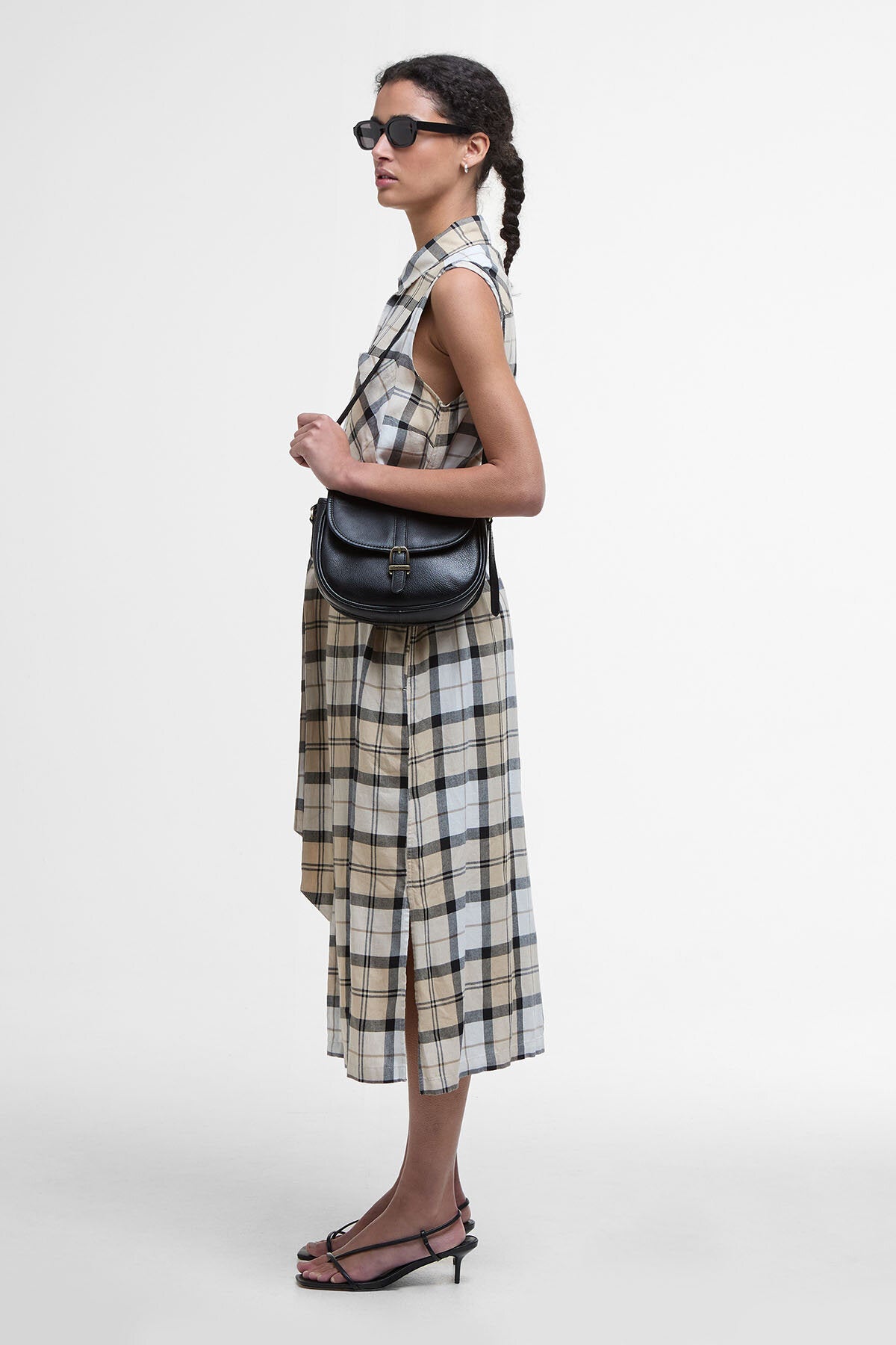 Agnes Midi Dress - SAFARI DRESS TARTAN