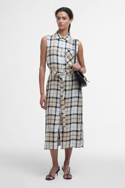 Agnes Midi Dress - SAFARI DRESS TARTAN