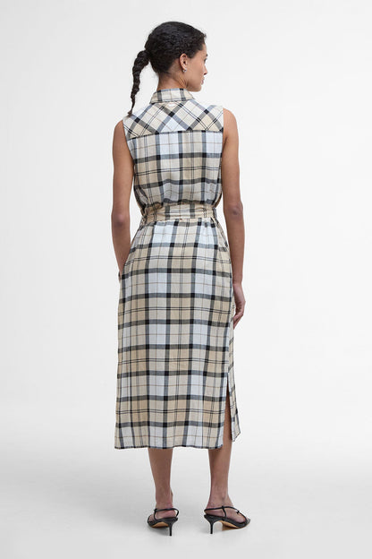 Agnes Midi Dress - SAFARI DRESS TARTAN