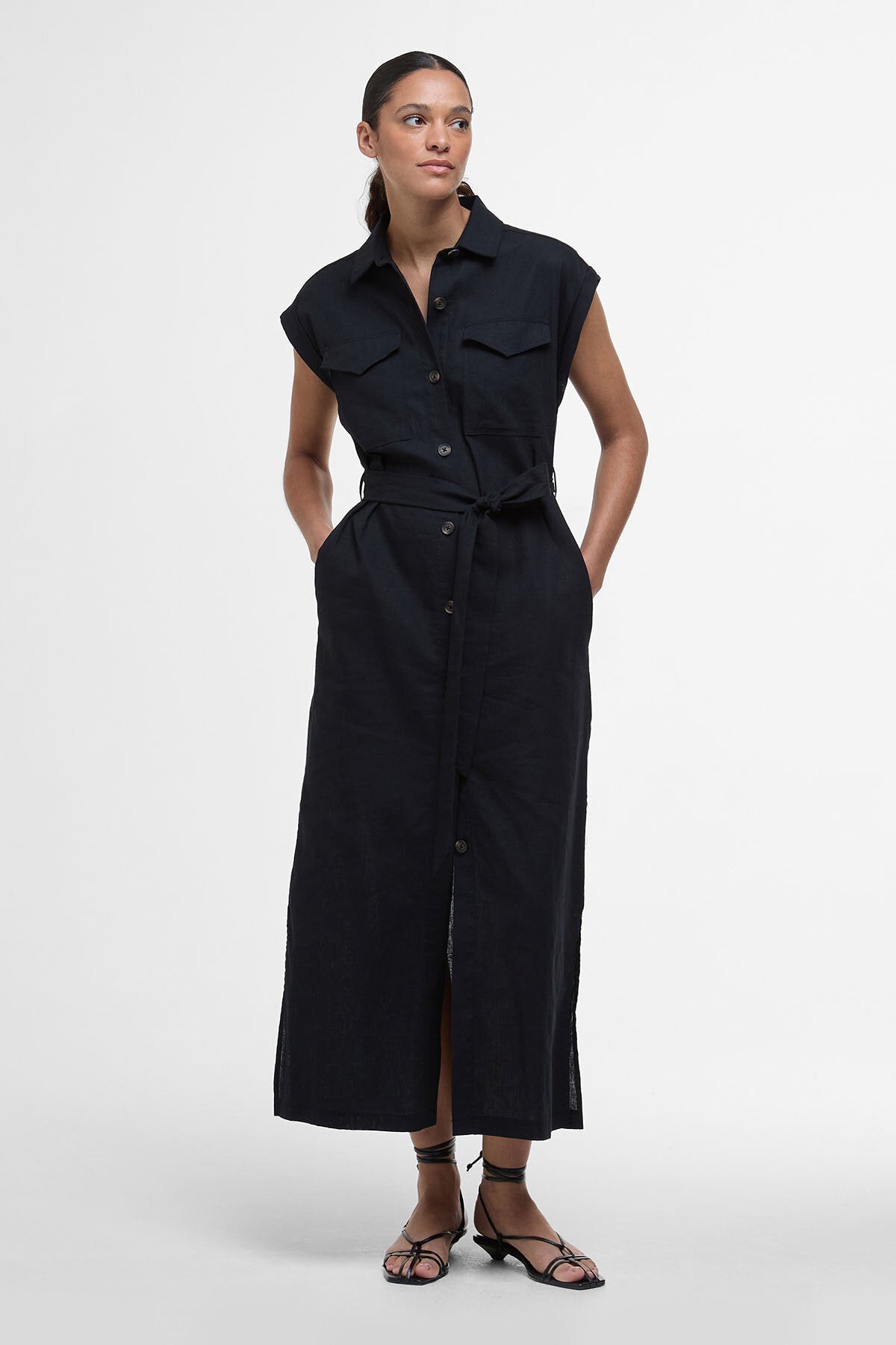 Birdie Maxi Dress - BLACK