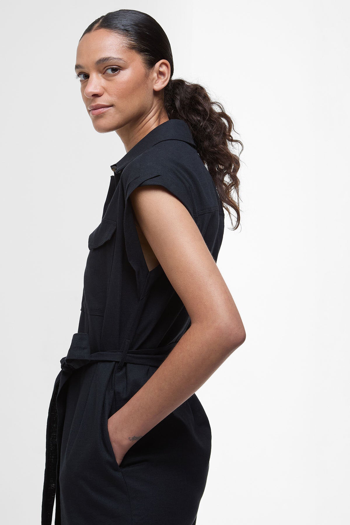 Birdie Maxi Dress - BLACK