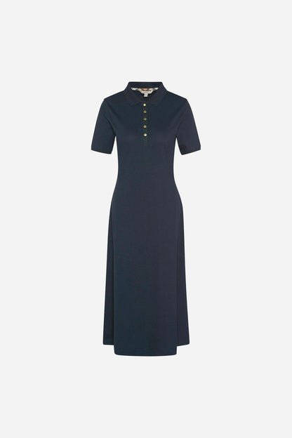 Celeste Midi Polo Dress - NAVY