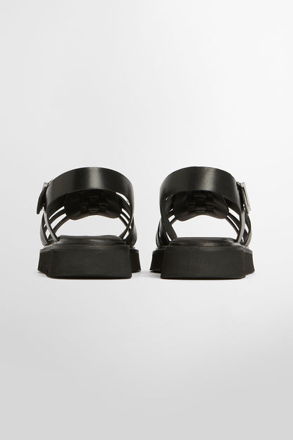 Otterburn Fisherman Sandals - BLACK