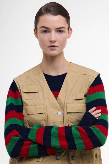 The Edit by Alexa Rebecca Gilet - BEIGE/DRESS GORDON