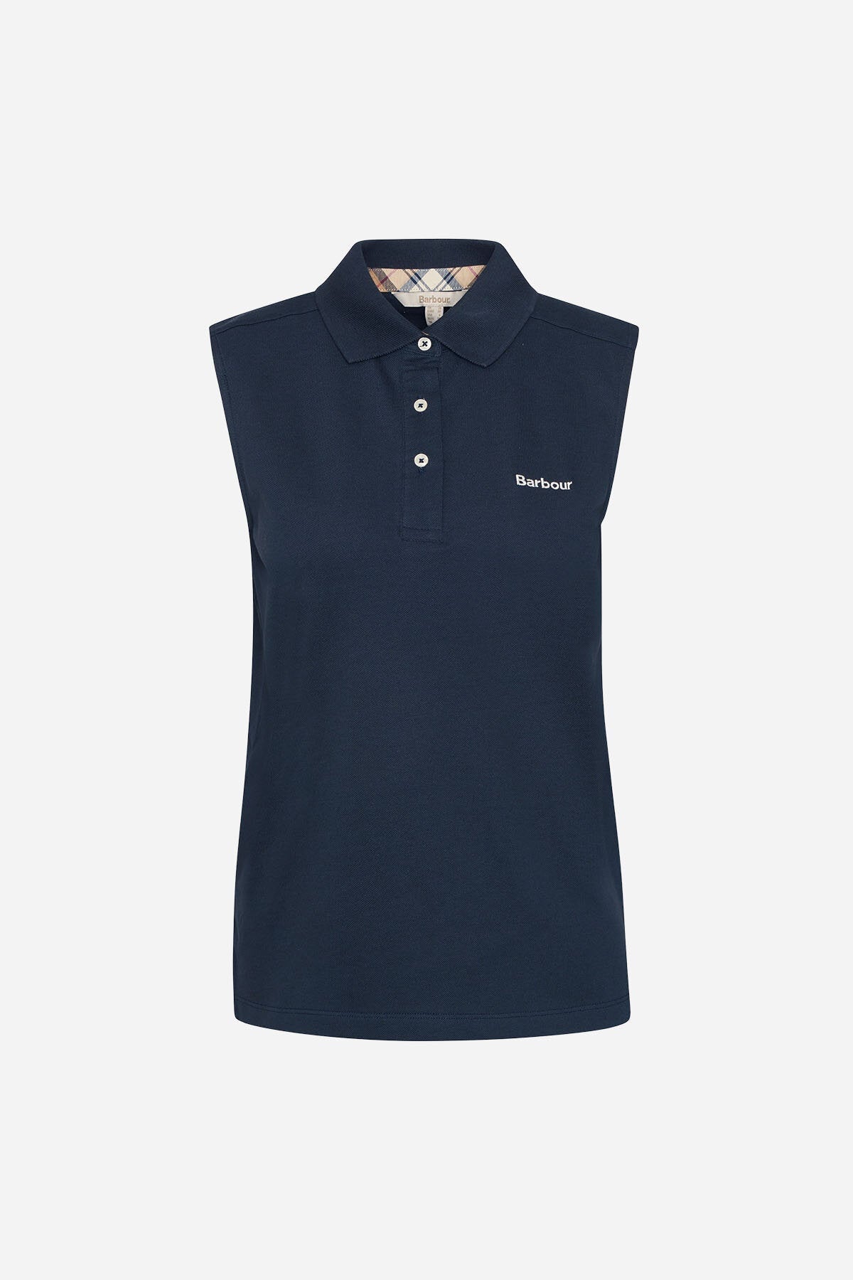 Bowford Sleeveless Polo Shirt - NAVY