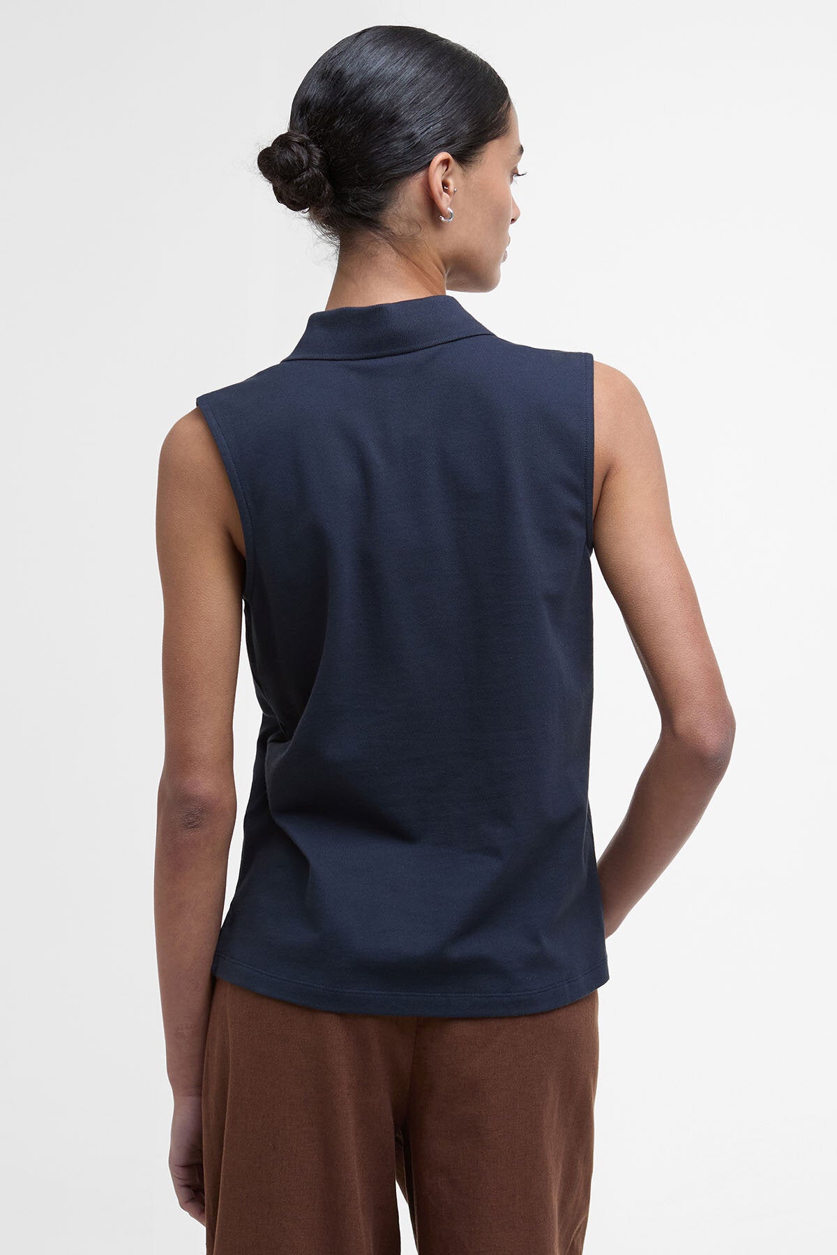 Bowford Sleeveless Polo Shirt - NAVY