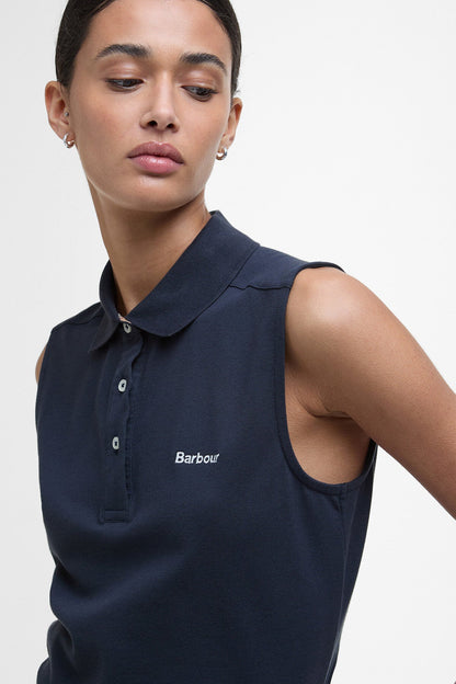 Bowford Sleeveless Polo Shirt - NAVY