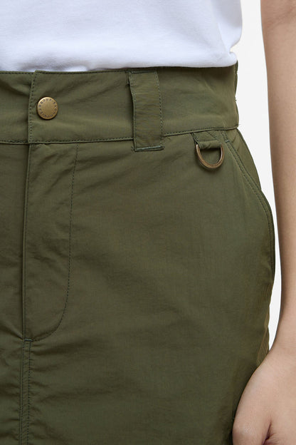 Penshaw Cargo Midi Skirt - FERN