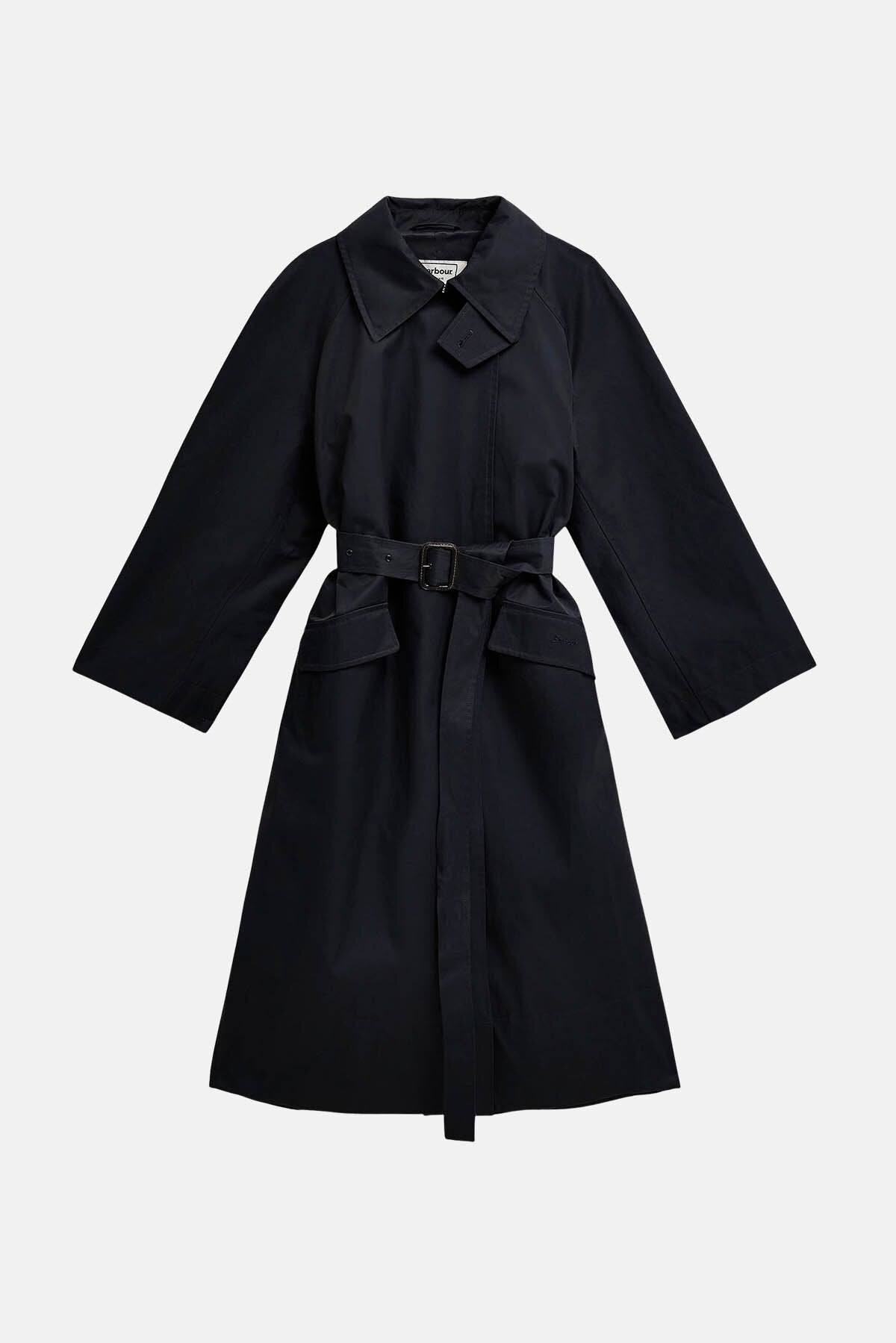 The Edit by Alexa Harley Showerproof Trench Coat - DK NAVY