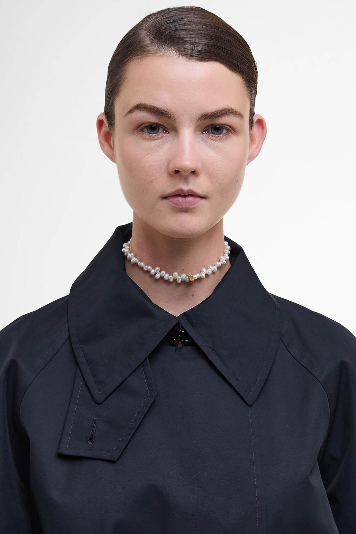 The Edit by Alexa Harley Showerproof Trench Coat - DK NAVY