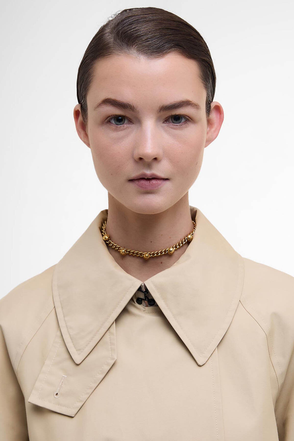 The Edit by Alexa Harley Showerproof Trench Coat - LT SAND