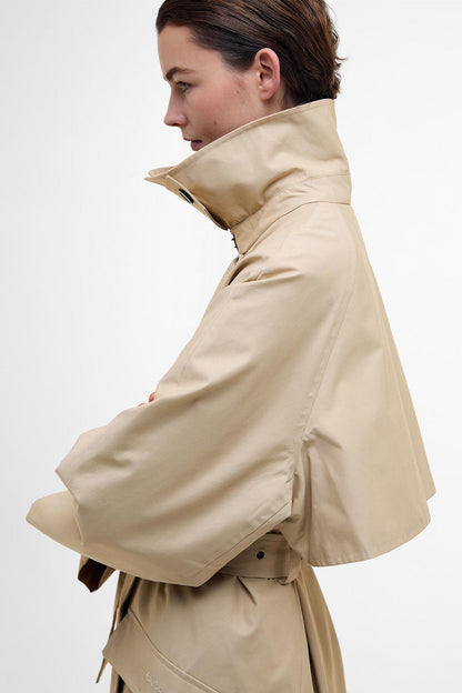 The Edit by Alexa Harley Showerproof Trench Coat - LT SAND