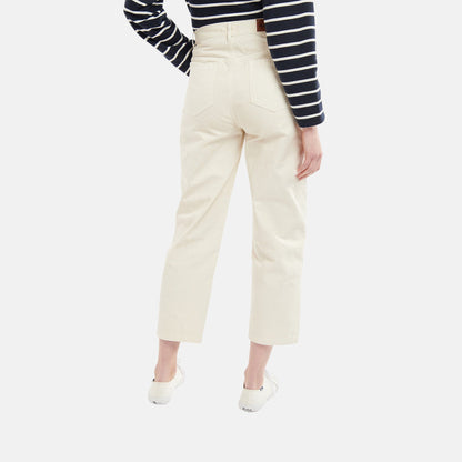 Westbury Barrel Leg Jean - ECRU