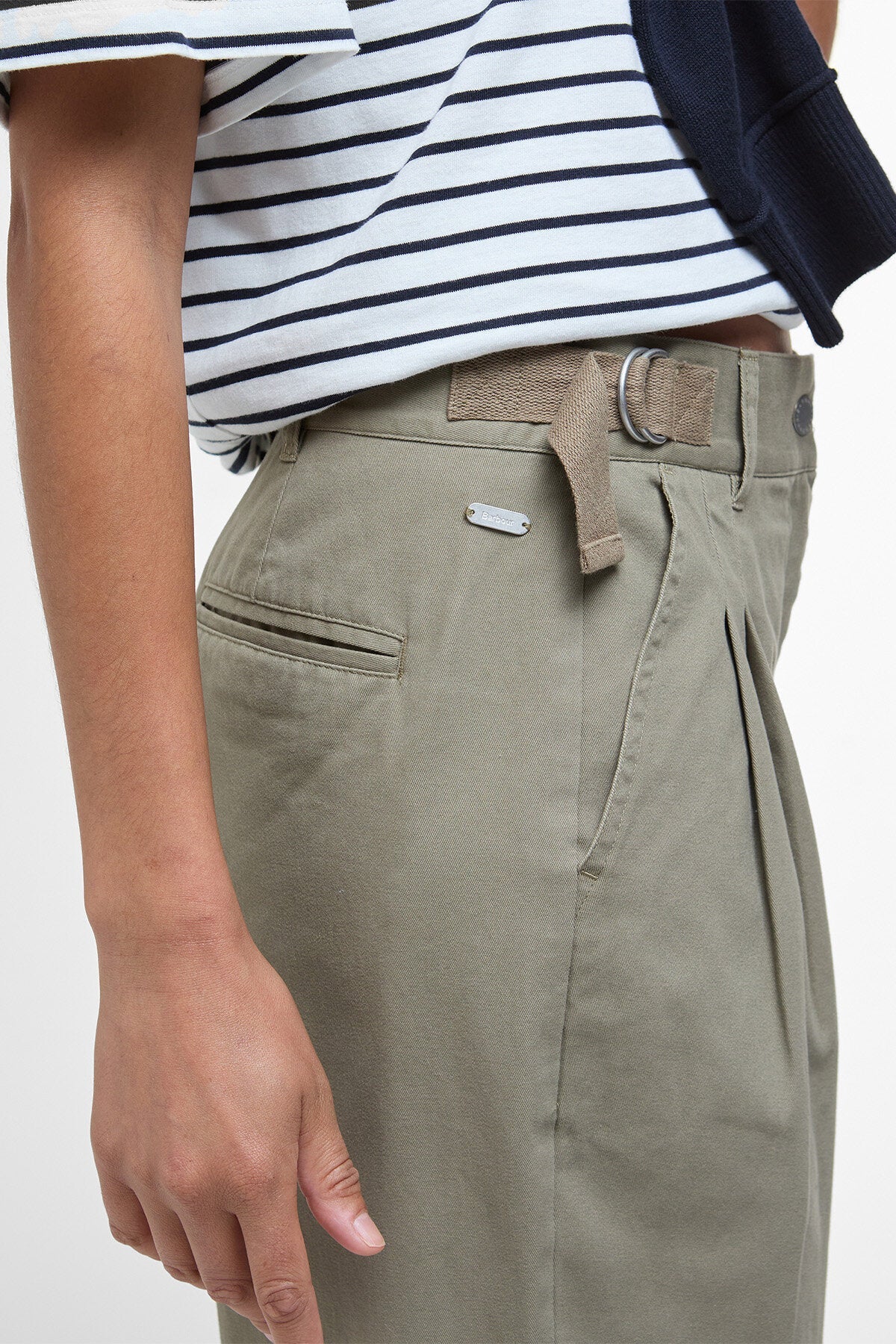 Amber Tapered Trousers - DUSKY GREEN