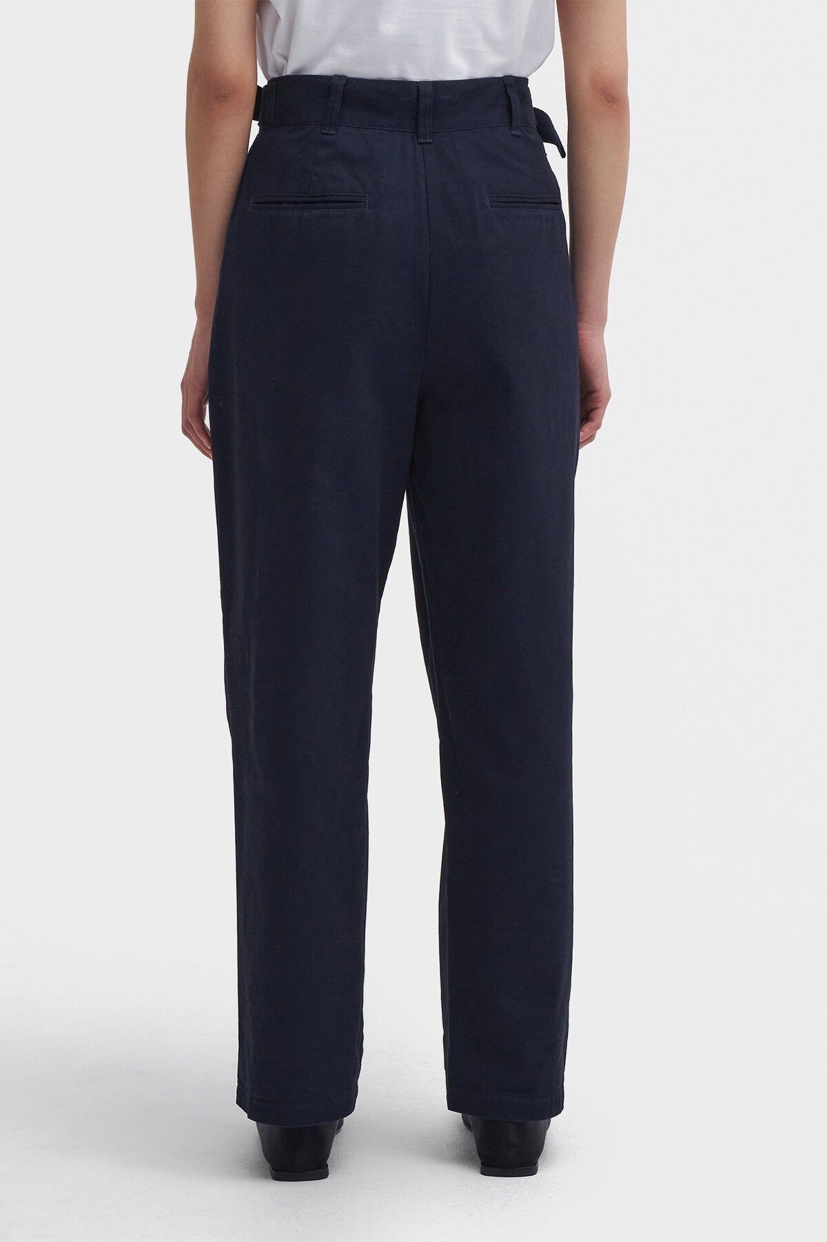 Amber Tapered Trousers - NAVY