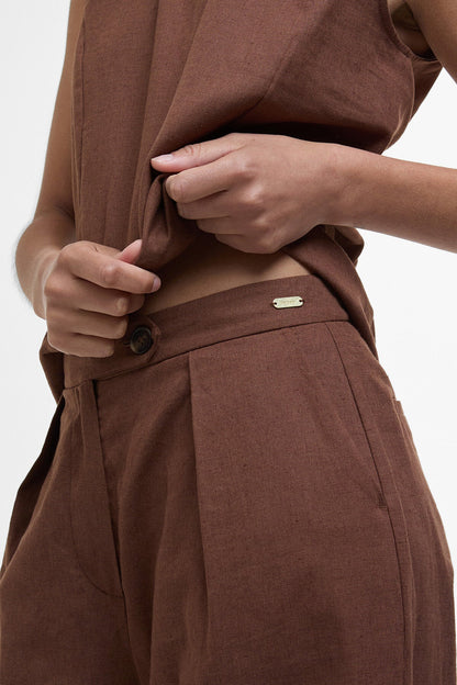 Lucy Trousers - WALNUT