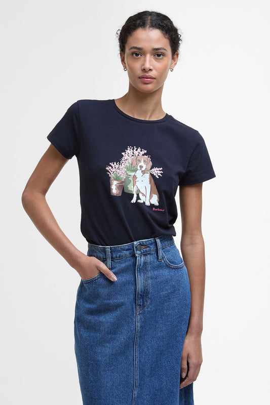 Bowland Graphic T-Shirt - NAVY