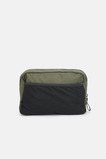 Arwin Wash Bag - OLIVE/BLACK