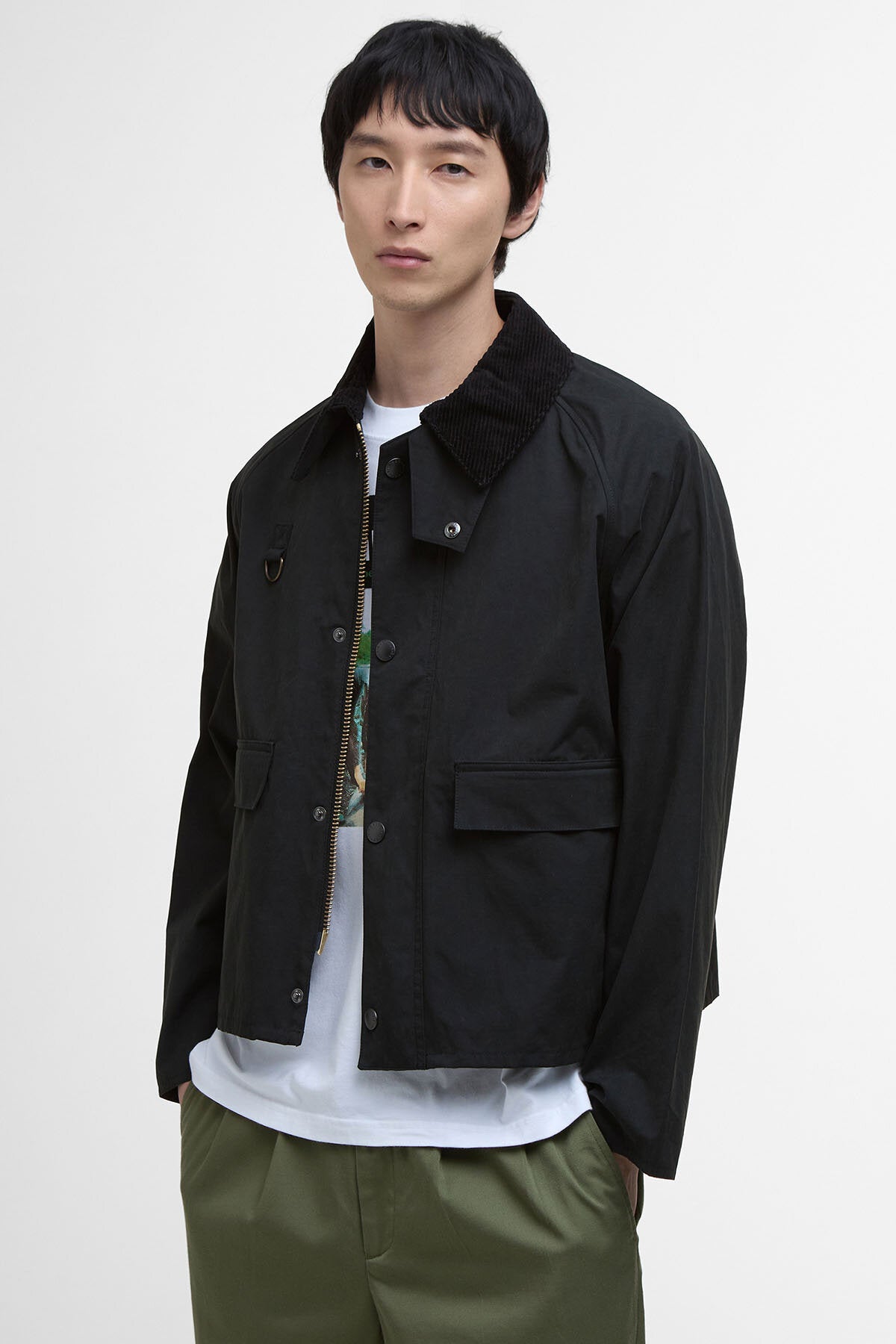 Spey Oversized Casual Jacket - BLACK