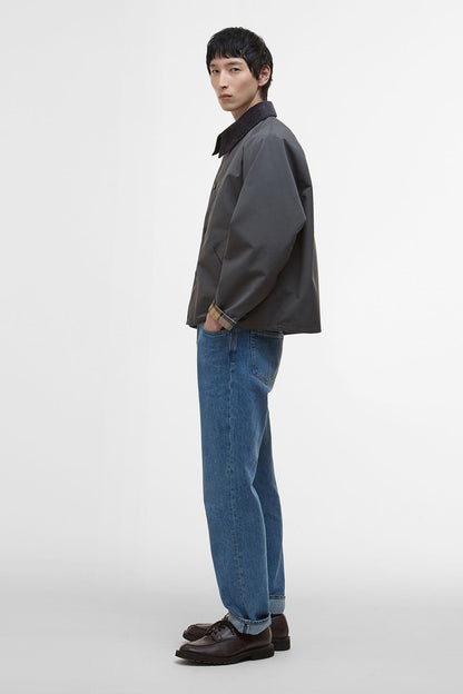 Oversized Reversible Transporter Jacket - ASPHALT GREY