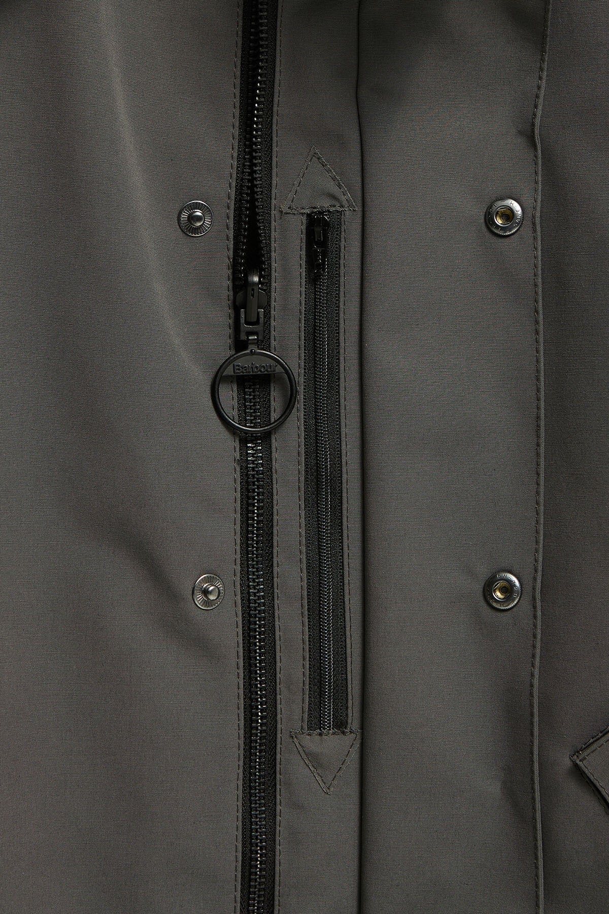 Oversized Reversible Transporter Jacket - ASPHALT GREY