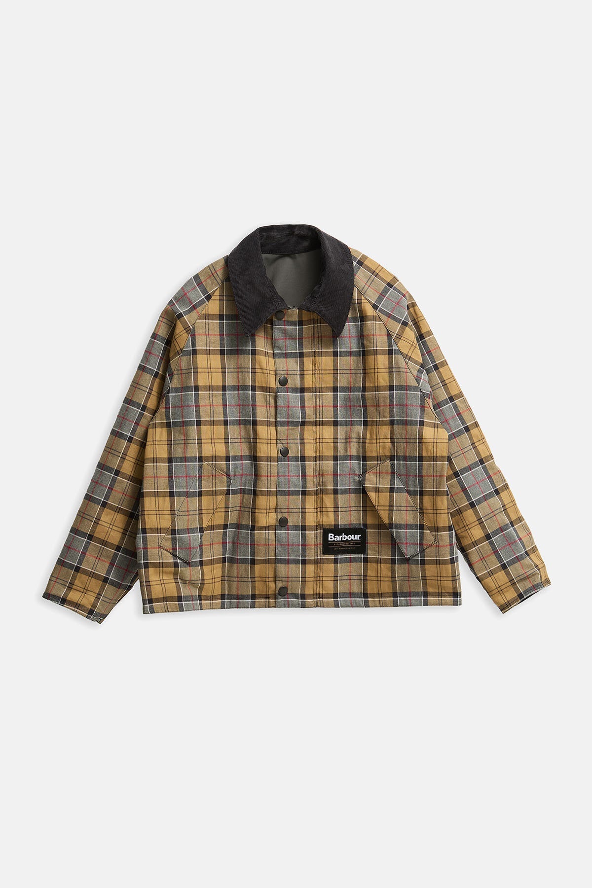 Oversized Reversible Transporter Jacket - ASPHALT GREY